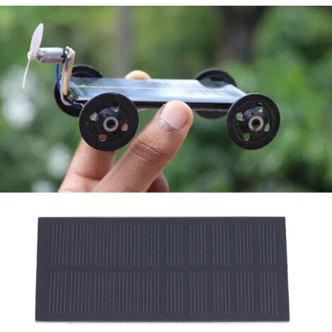 Panneau Solaire Portable Monocristallin 1W 5V - Module de Cellule Solaire pour Charge Batteries 3.7V - DIY et Projets Scientifiques (1/5)