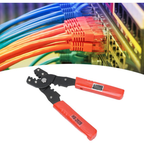 Pince à sertir HS‑202B avec portative légère pour câbles 0.08‑2.5mm² (1/5)