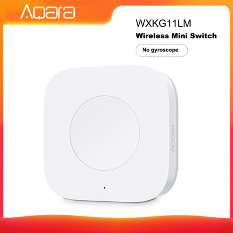 Télécommande Zigbee Intelligente Aqara WXKG11LM – Switch Portable à Bouton Unique, Connexion Sans Fil, Installation Flexible (1/4)