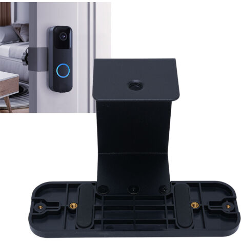 Support de Camera Anti-theft Montage pour Videobell Porte-blocage sans-fixation et sans-percement: Blocage de porte-fixation VideoDoorbell Antitheft Fixation Porte-including Sous-vis avec Blocage Acce (1/5)