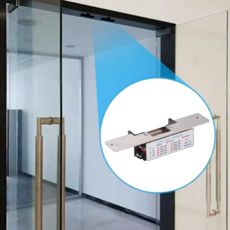 Gâche électrique en mode NC à sécurité positive pour système de contrôle d’accès cylindrique 12V (1/5)
