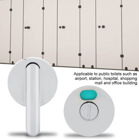 Verrou indicateur de porte nylon pour toilettes – « Vacant » vert ...