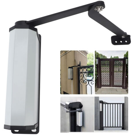 Ouvreur de Porte Battante Automatique 90° Bras Courbe DC24V - Motor Brushless Low Energy - Utilisation Sécuritaire pour Portes Swing Single/Double Leaf jusqu'à 2500mm et 200kg