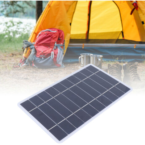 Panneau Solaire Polycristallin 5V 8W Chargeur USB Mobile pour Batterie Auto et Outdoor (1/5)