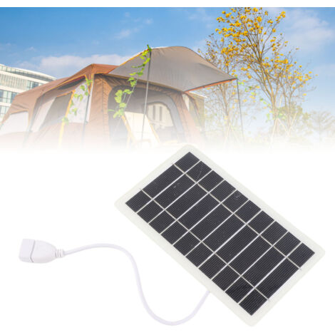 Panneau Solaire Mini - Polycristallin 2W 5V USB - Portable et Résistant à l'eau pour Chargeur d'Urgence (1/5)