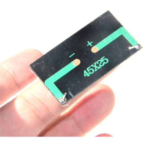 Kit de 4 Panneaux Solaires Mini 1V 0.15W DIY 45x25mm Polycristaux pour Projets Scientifiques (1/5)