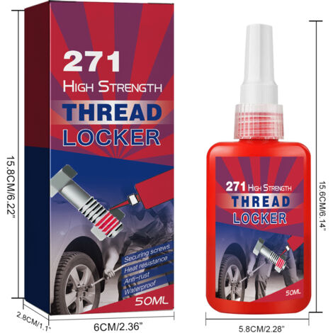 Fixateur de Threads Haute Résistance RAYHONG 50ml - Acrylates, Sécurise et Prévention du Desserrement pour Assemblage Vis et Boulons, Multiusage Professionnel et DIY (1/5)