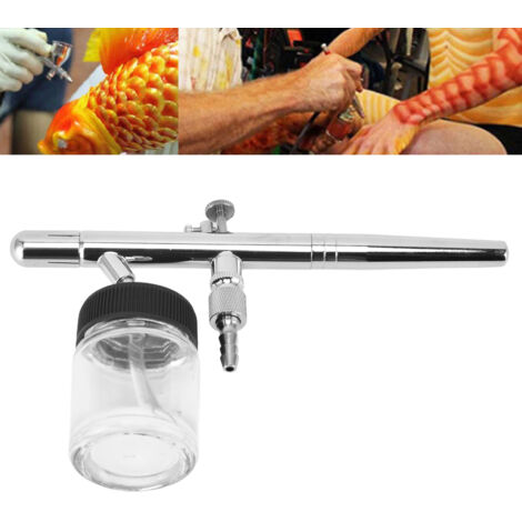 [Kit d'aérographe] Set Professionnel 0.35mm pour Maquillage et Art - Portable Haute Précision en Acier Inoxydable (1/5)