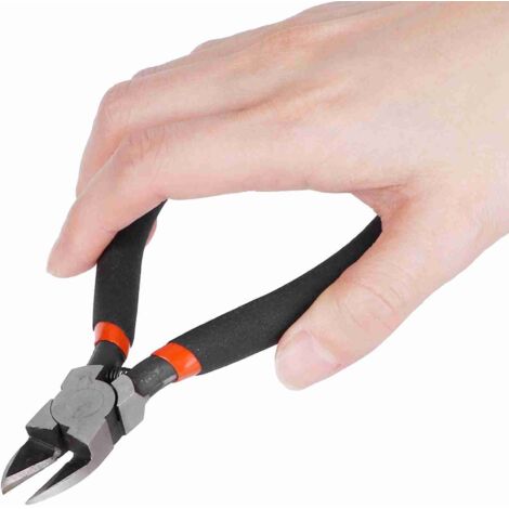 Pince coupe diagonale mini - Chrome-Vanadium Steel 5in - Frottée anti-dérapant avec ressort de rappel - 104g-150g (1/5)