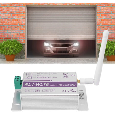 Relais Intelligent avec Contrôle GSM 4G – Transmetteur et Récepteur Télécommande sans Fil, Noir