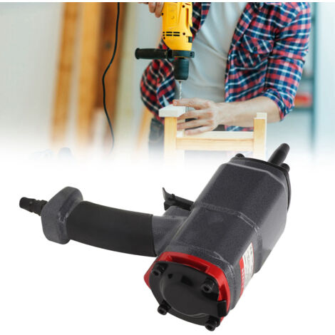 Arrache-Clou Professionnel Portable Kit Anti-Dérapage Aluminium + Fer Outils Main 22x22.5x7.5cm 1384g Pression 0.4-0.7MPa Tirez Longueur Max 50mm Diamètre Max 5mm