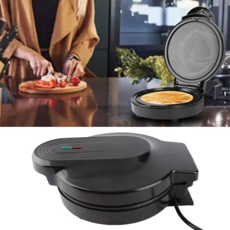 Plaque de Cuisson Électrique 6.89in Double Face Antiadhérente 1000W pour Pizza Pancake Omelette Steak EU Plug 220V (1/5)