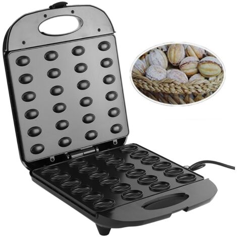 Friteuse Électrique Double Face 1400W Fabrication de Biscuits Gâteaux Noix à Débullage Rapide de 5 Minutes ABS Non-Stick Équipement Cuisine (1/5)