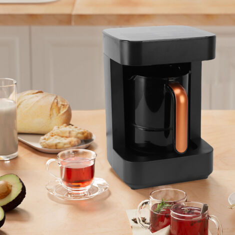 Café Turc Machine avec Chauffe-Lait 11 Modes, LCD et Portable - ABS 1298g 600W 7 Cups 25cm (1/5)