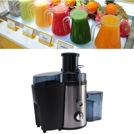 Extracteur de jus 1000W Buse large pour fruits et légumes entiers Sans prétraitement Automatique Système de filtration en acier inoxydable Design facile à nettoyer (1/5)