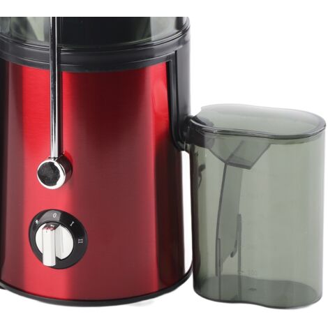 Extracteur de jus centrifuge multifonction press avec presse à jus Centrifugal Juicer 220V EU Plug Rouge ABS Stainless Steel 2600g 35x31cm 13.78x12.20in