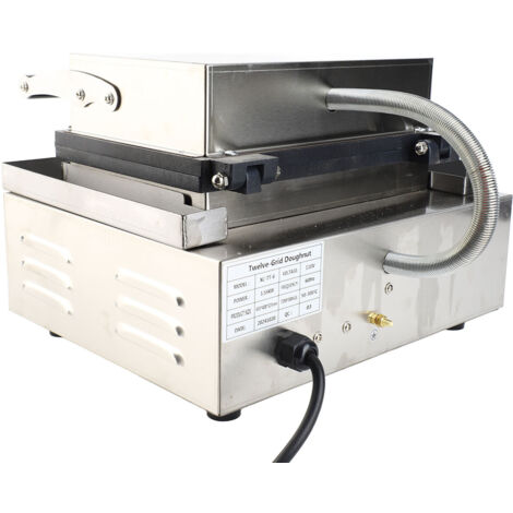Machine à Donuts Professionnelle 6 Trou - Double Chauffage - Inox