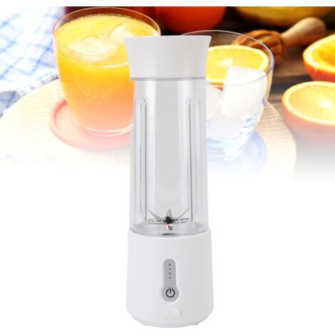 Blender Portable USB Rechargeable Mini Blender avec 6 Lames Capacité 500ml idéal pour Voyage, Fitness et Cuisine (1/5)