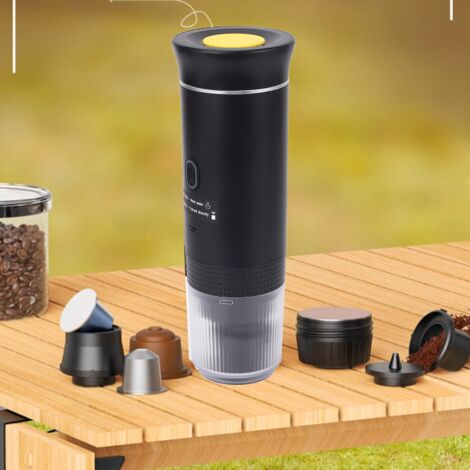 Cafetière Électrique Portable 15 Bar sans Fil avec Batterie Lithium - Machine à Café pour Voyage, Camping et Maison (1/5)