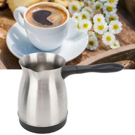 Machine à café turque électrique 600ml en acier inoxidable pour café, thé et lait avec système de double sécurité et handle anti-ébouillantage ergonomique (1/5)