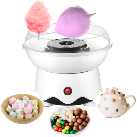Machine à Barbe à Papa DIY pour Famille - Petite Machine à Marshmallows 400W avec Moteur Cuivre et Plaque Anti-Projection - Cadeau pour Enfants et Fêtes (1/5)