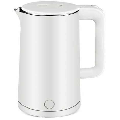 Bouilloire Électrique - Blanc AU Plug - Capacité 2.3L, Matière Inox, Autonome et Sécurisée