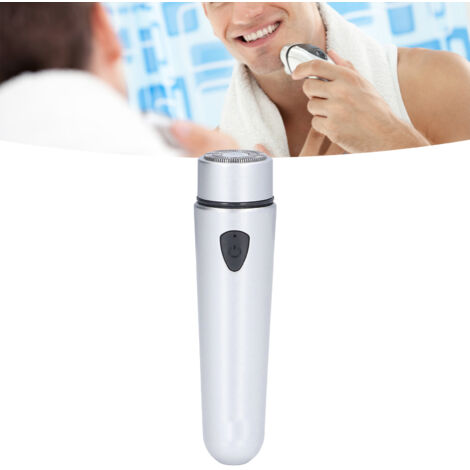 Rasoir Électrique Portable Silver Motor Haute Vitesse Acier Inox ABS Silencieux Douleur Moins 103.5mm USB Charge Kit 4 Pièces (1/5)