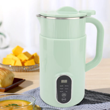 Robot Lait Végétal Intelligent - 1465g Vert avec Touches Tactiles et Lames X en Inox Faible Bruit