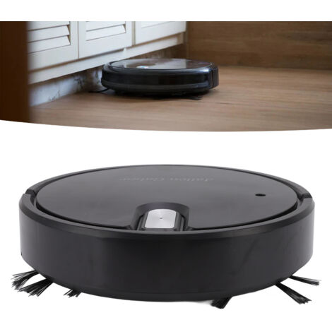 Aspirateur Robot Intelligent 5 en 1, Fonctions Balayage, Aspiration, Humidification et Recharge USB, Blanc ABS avec Accessoires Inclus (904g/31.89oz)