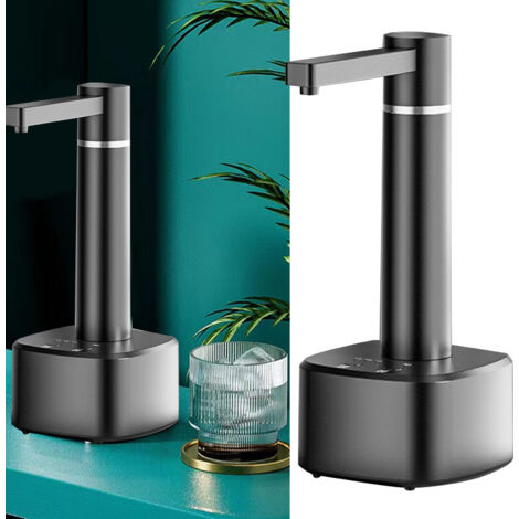 Distributeur d'Eau Automatique pour Bouteille, Pompe Électrique Intelligente, Compact et Léger pour Maison, Noir (1/5)