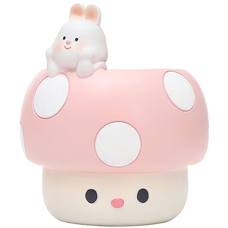 Pot de Fleur Résin Mushroom en Pot Magic-Chat Mushroom Rabbit X1 Pot Résine Original 40 cm Succulent Desktop Fun Station (1/2)