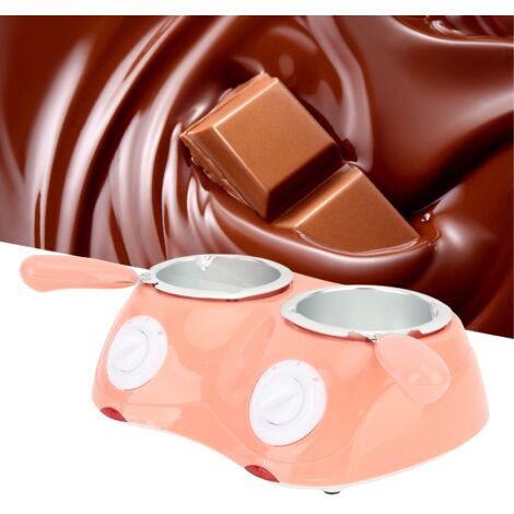 Fondeuse à Chocolat Electrique Pot Double pour Fondue Chocolate et Confiseries avec Moule et Accessoires 250ml Bleu (1/5)