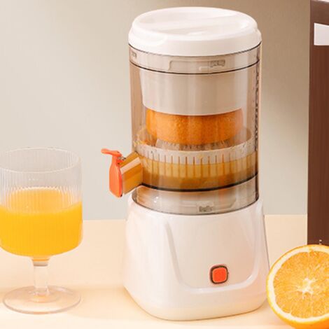 Extracteur de jus citrus électrique rechargeable sans fil portable - modèle rechargeable USB compact ABS pour appartement et voyage (1/5)