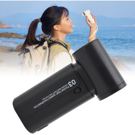 [Ventilateur portable] + [JetAir] + [Mini Pro] + [ultra silencieux avec batterie 4000mAh] (1/5)