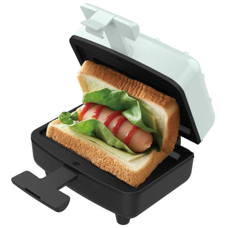 Sandwich Press [EZ] Pour Faire Des Sandwichs Grillés Avec Des Plaques Antiadhésives et Double Chauffage Rapide