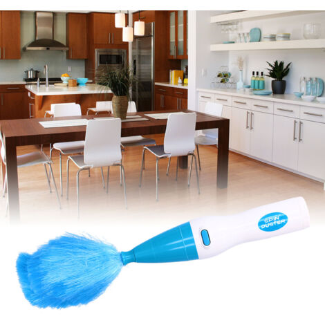 Duster à Fenêtre 180° Rotatif avec Batteries AA pour Toiles à Stores, Plafond, Domicile (1/5)