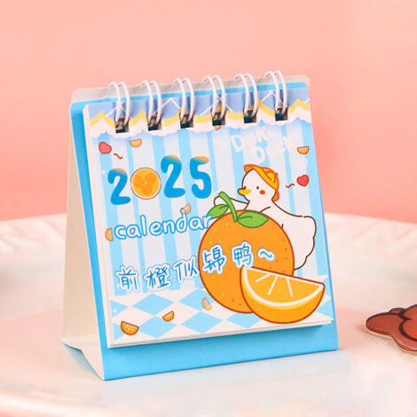 Calendrier de bureau Mini 2025 Canard [1 unité] - Ornement étudiant décoratif et cadeau (1/5)
