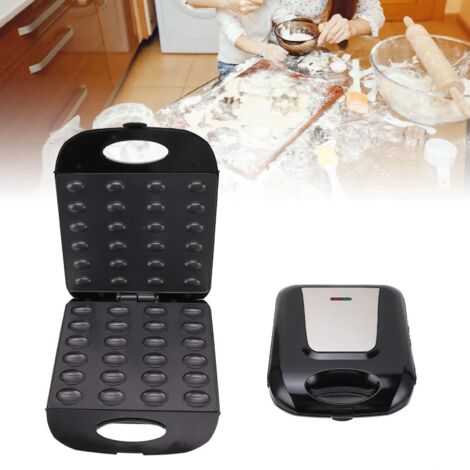 Machine de Cuisson pour Tartes aux Noix Électrique de 1400W, Marque AB,Etz modèle Pro ApoBem3 avec Pan Antiadhésif Aluminium, Capacité 24 Pièces, Alimenté 110V pour US Plug