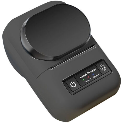 Imprimante Thermique Portable Multifonction - Étiquettes Claires pour Maison Bureau Magasin Noir ABS 352g (1/5)