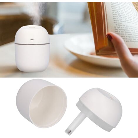Humidificateur Ultrasonique USB 220ml LED Diffuseur Huiles Essentielles Portable Voiture Bureau Chambre Purificateur Aromathérapie Silencieux Petit ABS PP Ruban DC5V (1/5)