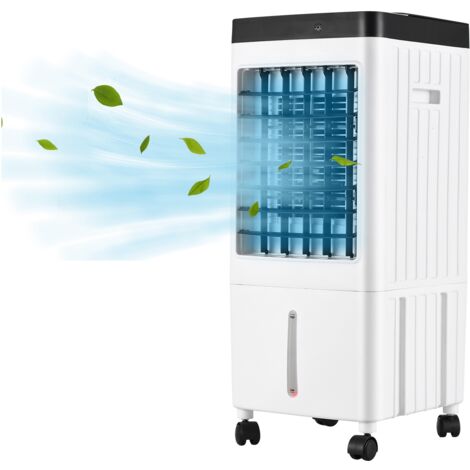 Climatiseur Portable Ventilateur Évaporatif avec Vitesses 3, Timer 7h et Contrôle Remote pour Chambre Bureau Dorm (1/5)