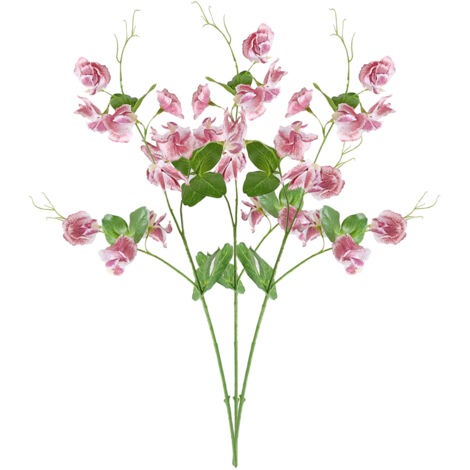 Fleur Artificielle 3 Pièces Fausses Fleurs Roses Pivoines Sombres avec Feuilles, Décorations Décoration Florale Arrangements Maison Nordic Cérémonie Mariage (1/5)