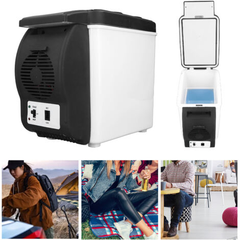 Réfrigérateur de Voiture 12V - Fridge 6L Portable - Boîte à Médicaments Cosmétique - Basse Consommation 37W - PVC - Pour Aliments