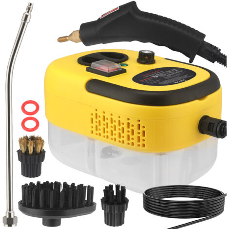 Nettoyeur Vapeur Pressurisé Mano Mains 1500W avec 4 Accessoires Multi-surfaces 105℃ - Nettoyage Profond Taches Tenaces Tile Stove Sink Car (1/3)