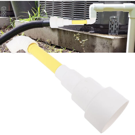 Adaptateur pour Ligne de Drainage AC 27cm [PVC] Compatible Aspirateur à Liquides pour Nettoyage Condensat (1/5)
