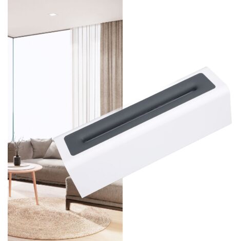 Diffuseur d'Huiles Essentielles 150ml Humidificateur d'Aromathérapie avec Effet Flamme Lumineuse USB Silencieux Blanc ABS 436g (1/5)