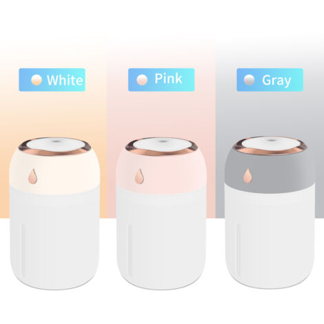 Humidificateur USB Portable avec Diffuseur d'Essences & Lampe LED 7-Color (1/5)
