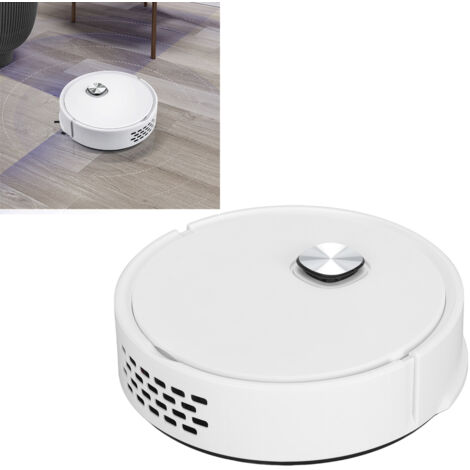 Aspirateur Robot Intelligent Anti Chute avec Aspiration Forte pour Poils Animaux et Nettoyage Journalier des Sols Blancs (1/5)