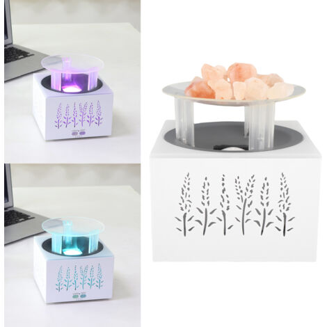 Humidificateur Aromathérapie Diffuseur d'Essences Lumière d'Ambiance 400ml avec Timer et Commande à Distance PP+ABS pour Maison Bureau Salle de Yoga (1/5)