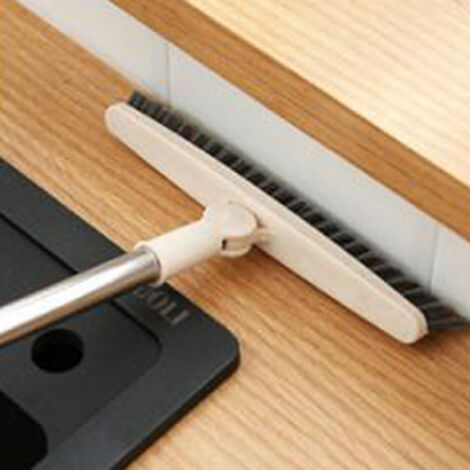 Nettoyeur de joints et recoins à manche long - Brosse sols et carrelage - Plastique durable - Dimensions 88.5cm - Bistre (1/5)